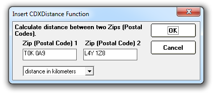 postal code canada zip lookup codes canadian database table addresses need city cdx technologies input